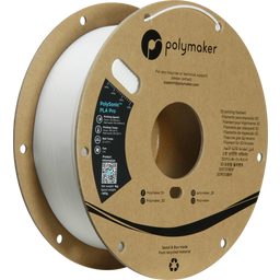 Polymaker PolySonic PLA Pro White - 1,75 mm / 1000 g