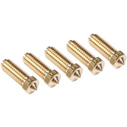 Brass Nozzle for the Anycubic Kobra 2 - Set of 5 - 0.4 mm