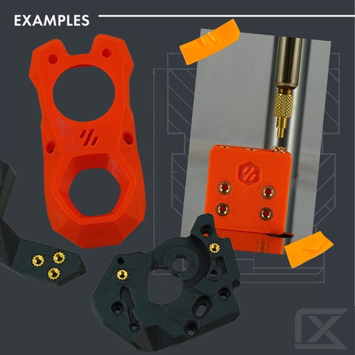 ruthex Threaded Insert M3 Voron (100 pieces) 3DJake Ireland