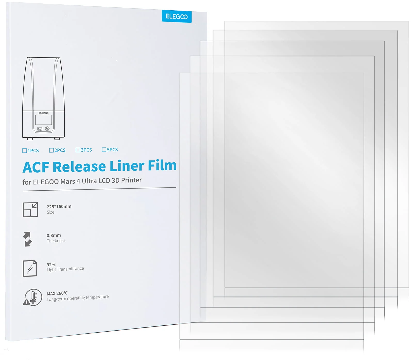 Elegoo ACF Film - Set of 5