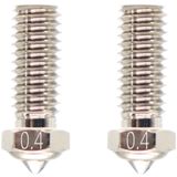 Plated Copper Nozzle for the X-Smart 3/X-Plus 3/X-Max 3/Q1-Pro - Set of 2