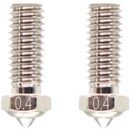 Plated Copper Nozzle for the X-Smart 3/X-Plus 3/X-Max 3/Q1-Pro - Set of 2 - 0.4 mm