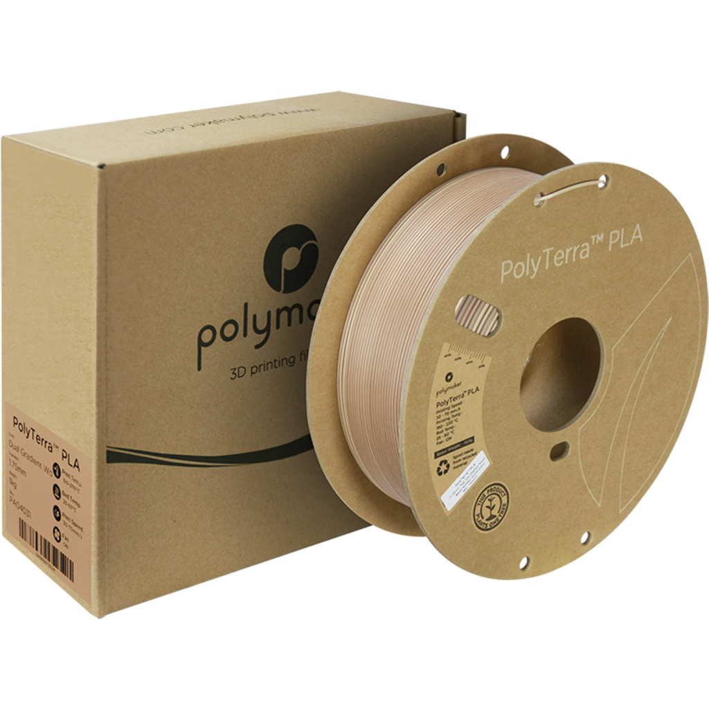 Polymaker PolyTerra Dual Gradient PLA Wood - 3DJake UK