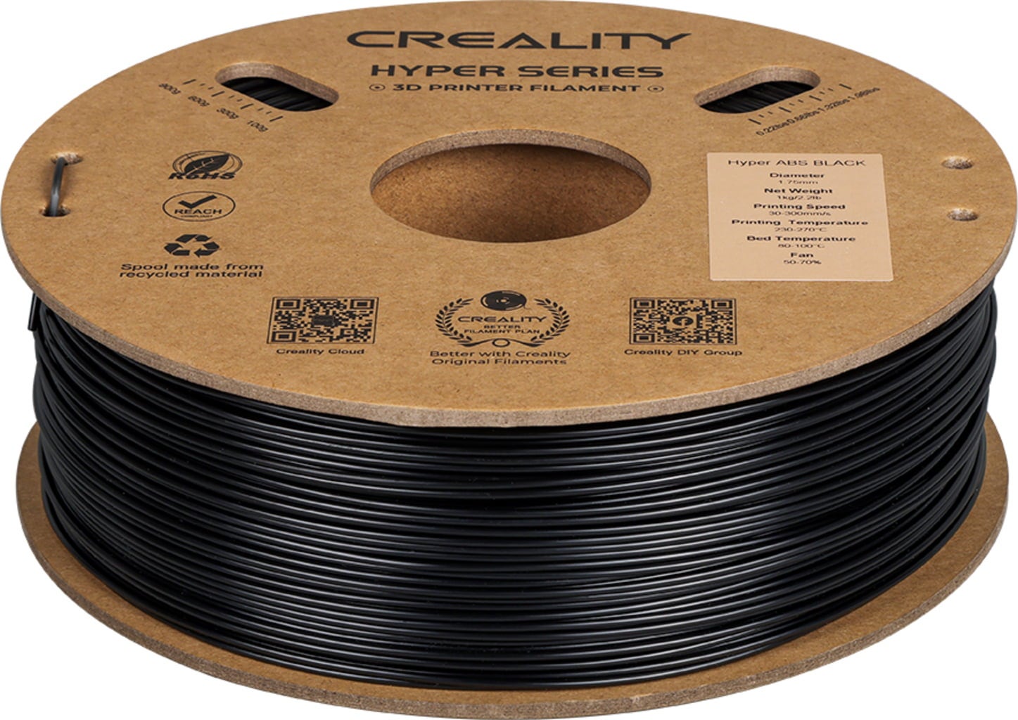 Creality Hyper ABS Black - 1,75 mm / 1000 g