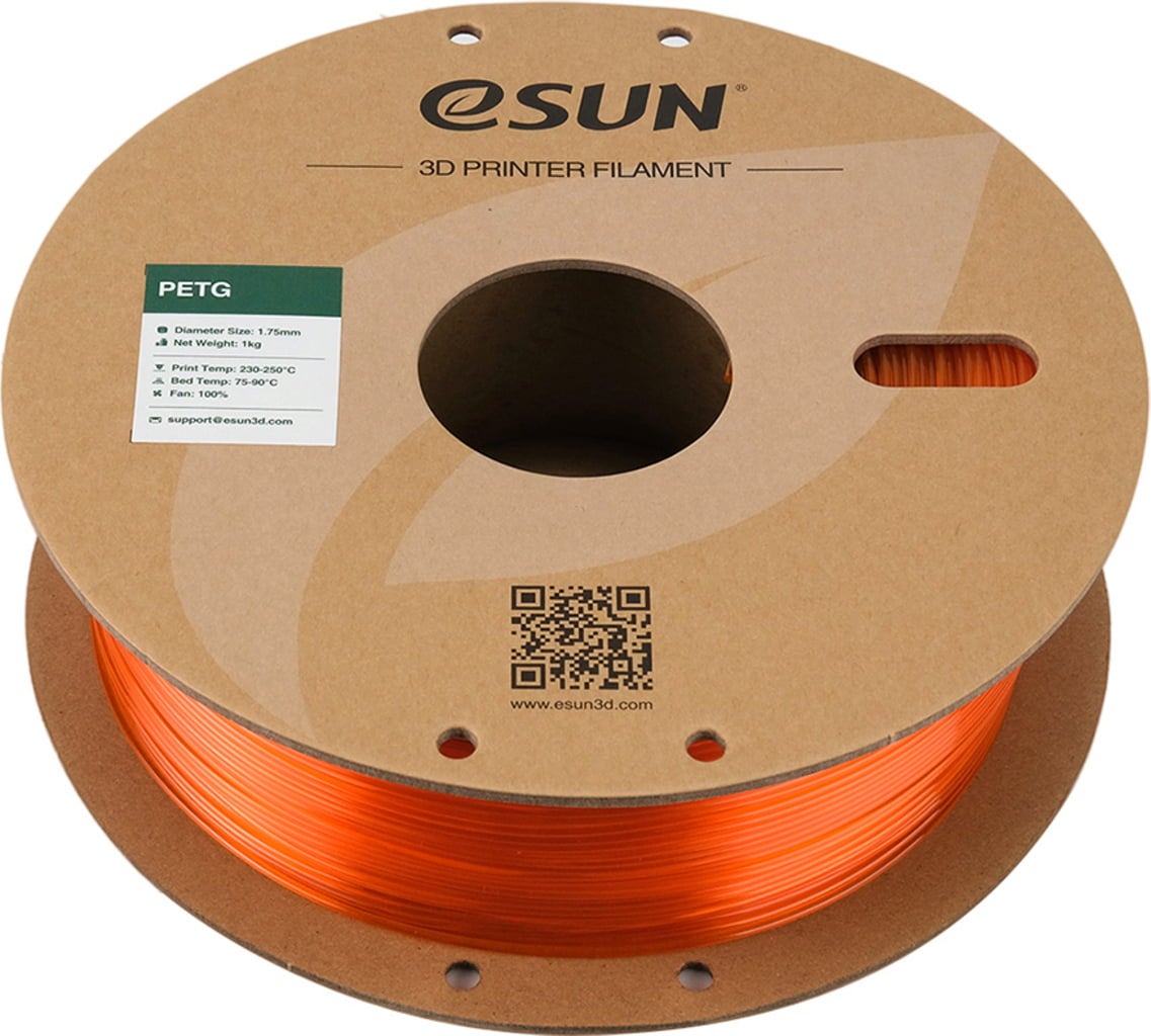 eSUN PETG Translucent Orange - 1.75 mm / 1000 g