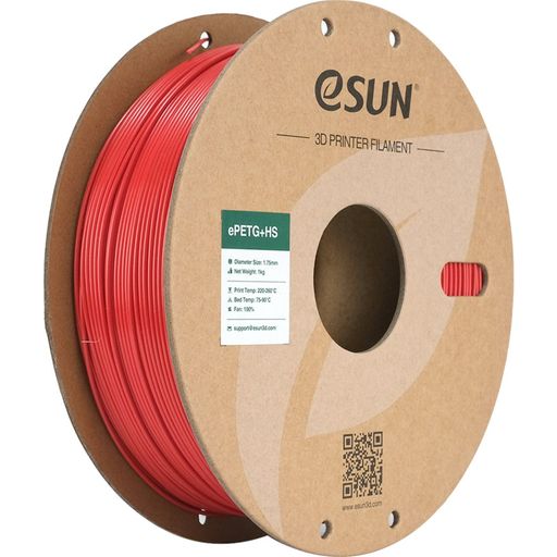 eSUN ePETG+HS Fire Engine Red - 1,75 mm / 1000 g