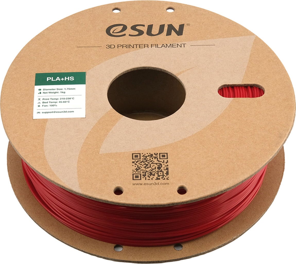 eSUN PLA+HS Fire Engine Red - 1.75 mm / 1000 g