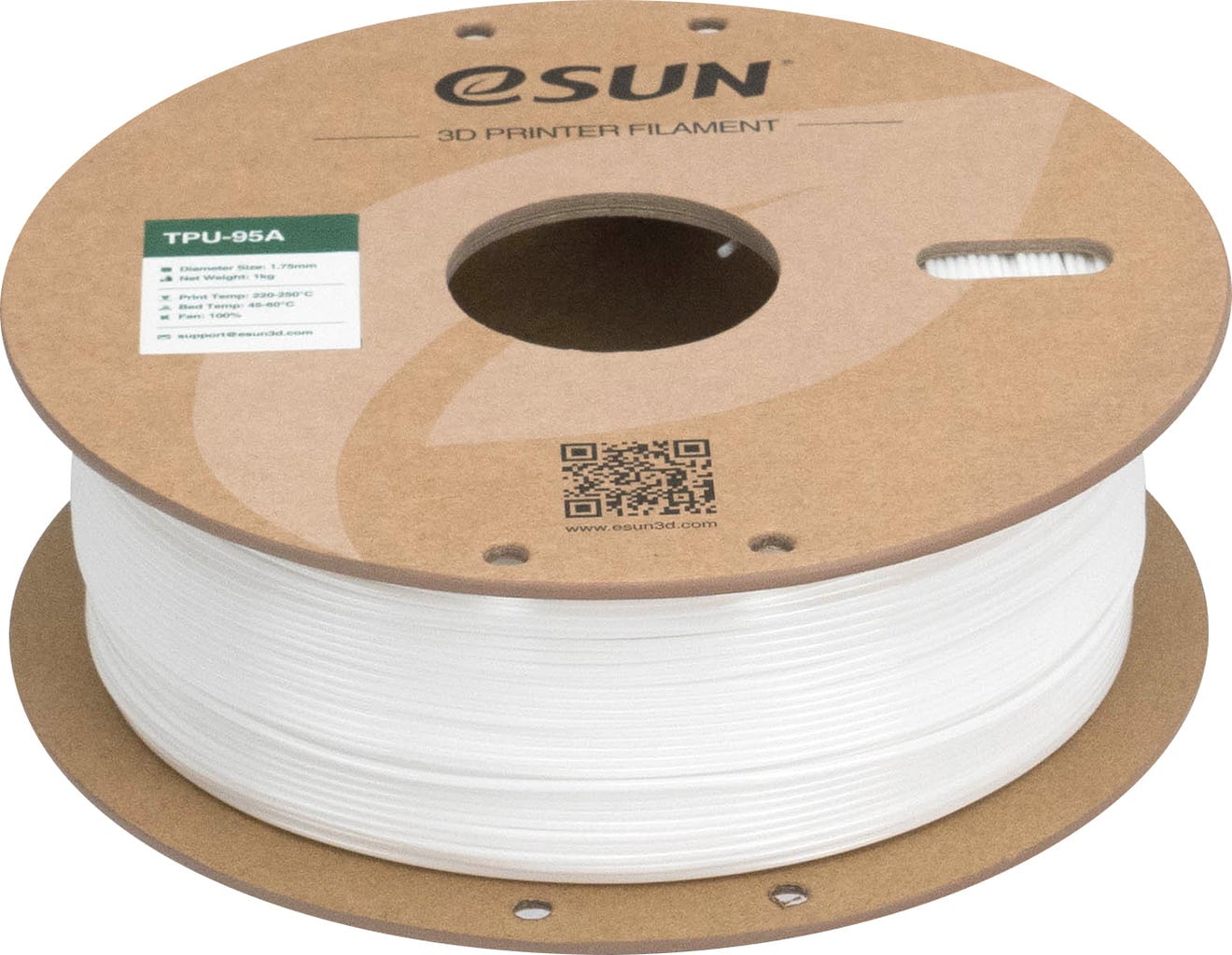 eSUN TPU-95A White - 1.75 mm / 1000 g