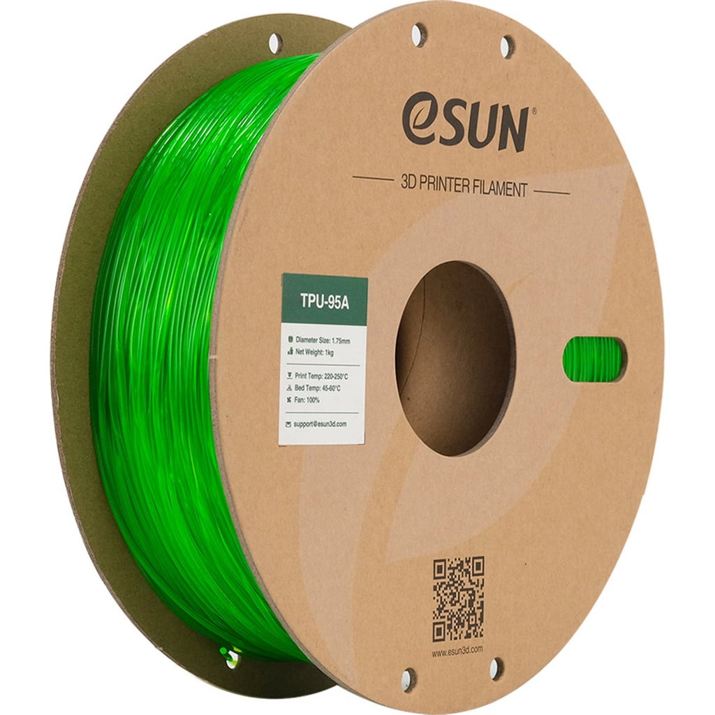 eSUN TPU-95A Translucent Green - 3DJake International