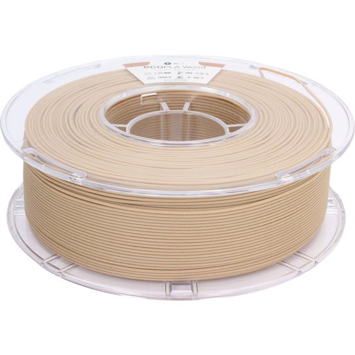 3DJAKE ecoPLA Wood Light Brown - 1,75 mm / 1000 g