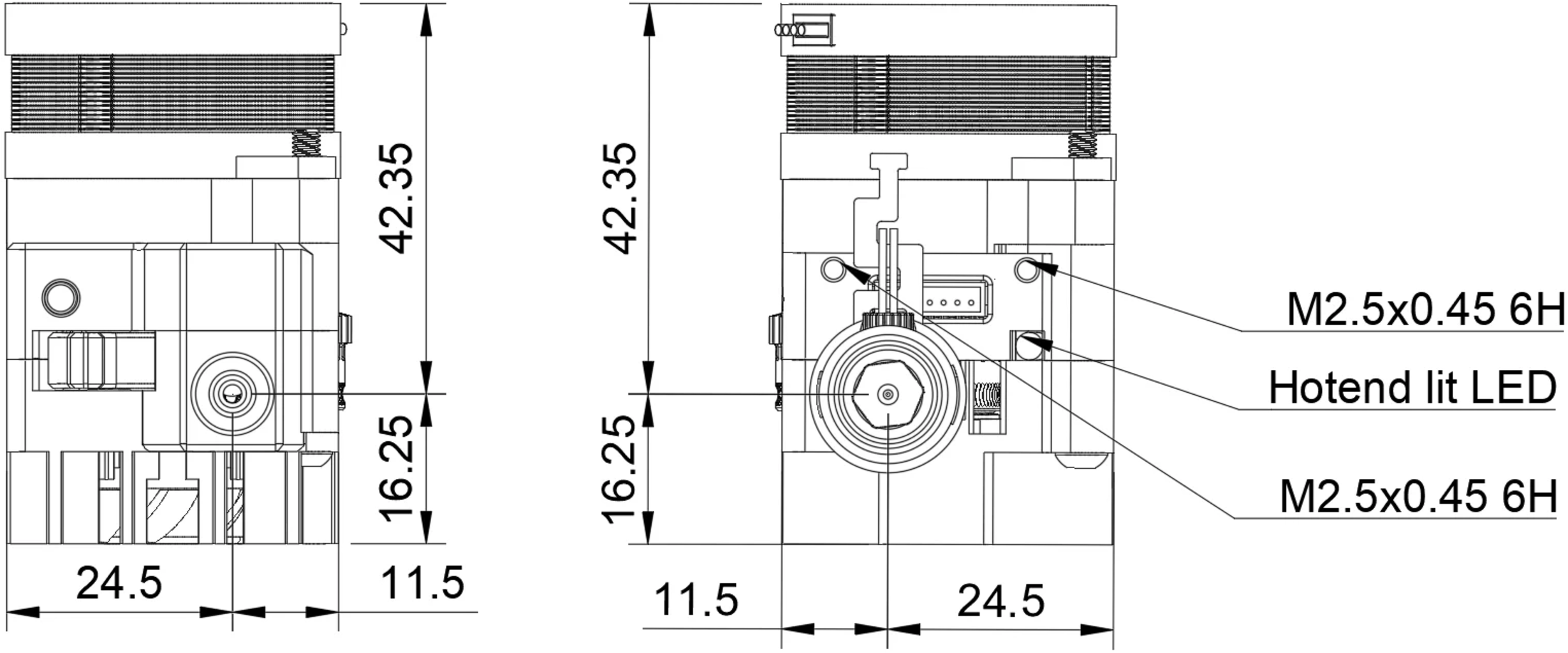 LDO Motors Smart Orbiter Extruder V3.0 - 1 pc