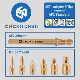 CNC Kitchen Olvasztó segédeszköz + AP2 Adapter - 1 szett