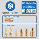 CNC Kitchen Smelthulpmiddelen + Weller LT Adapter - 1 Set