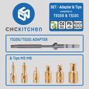 CNC Kitchen Olvasztó segédeszköz + TS100 adapter - 1 szett