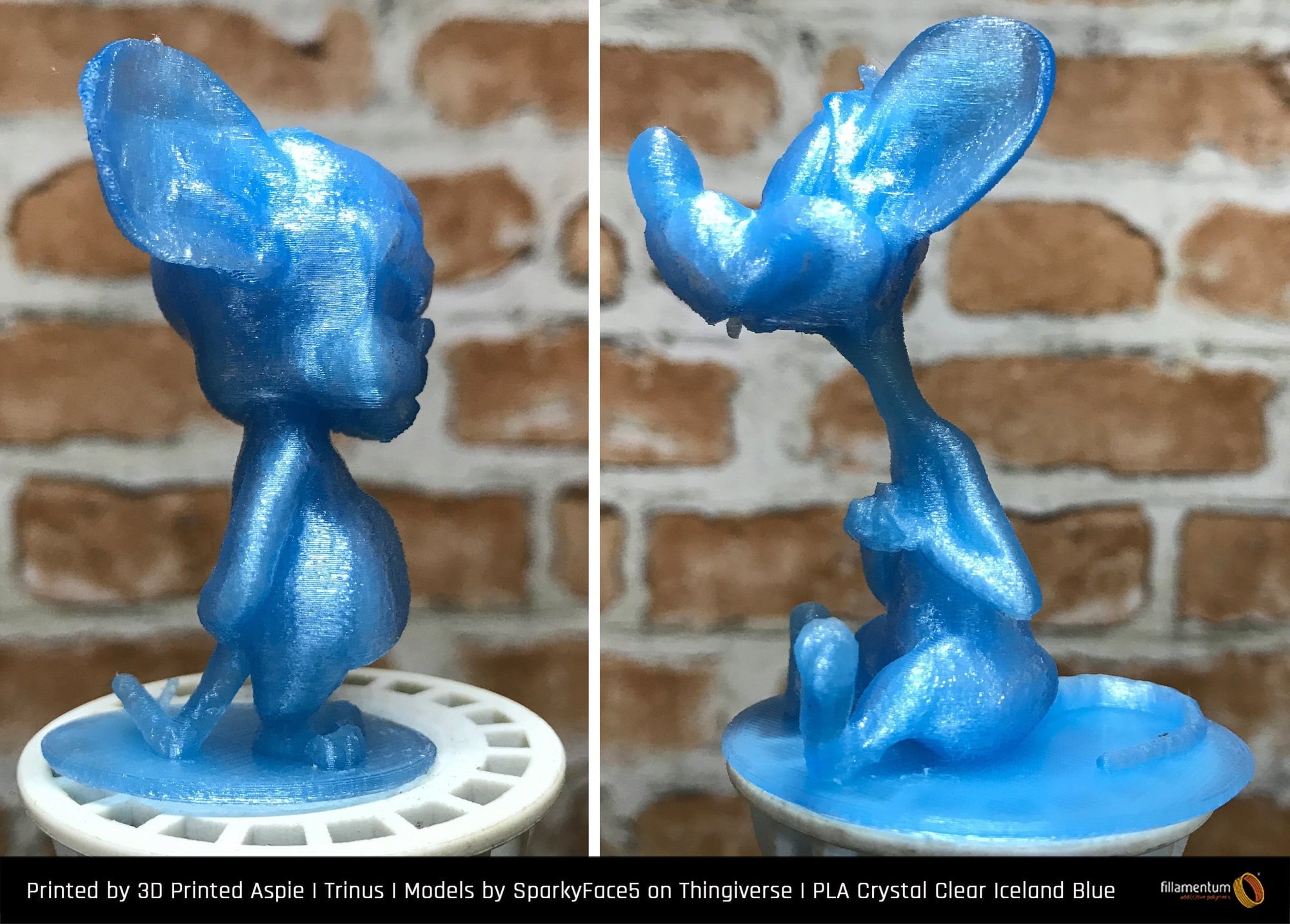 Fillamentum PLA Crystal Clear Iceland Blue