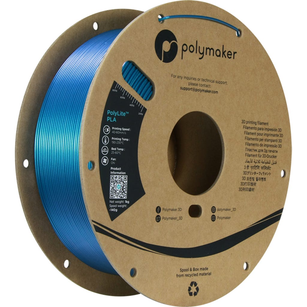 Polymaker PolyLite PLA Starlight Neptune - 3DJake