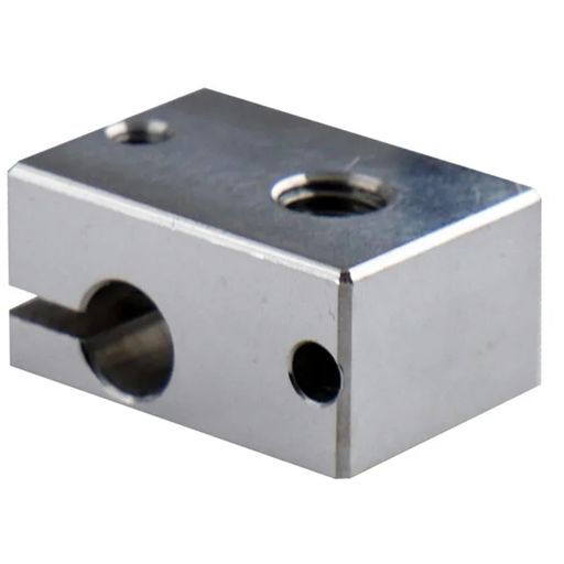V6 Stainless Steel Heater Block for Sensor Cartridges - 1 ks