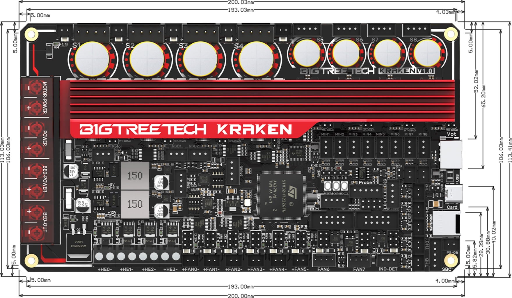 BIGTREETECH Kraken V1.0 - 1 pc