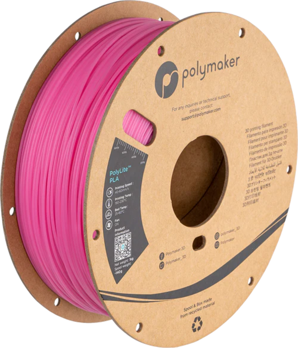 PolyLite PLA Temperature Colour Change Purple/Pink/Translucent - 1,75 mm / 1000 g