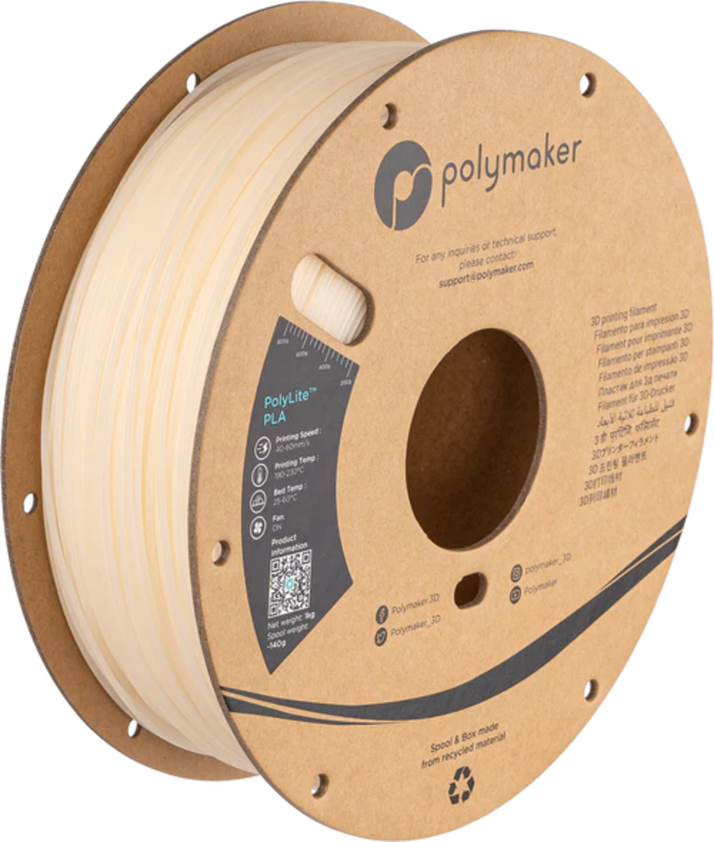 PolyLite PLA UV Colour Change Natural/Orange - 1,75 mm / 1000 g