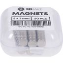 3DJAKE Magneter N35 Set med 50 st - 5 x 3 mm