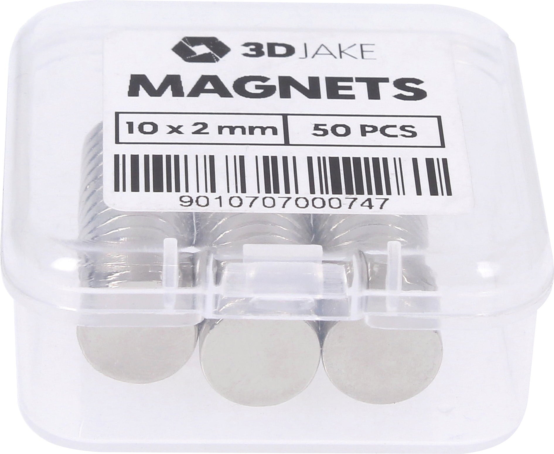 3DJAKE Magnete N35 50er-Set - 10 x 2 mm