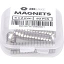 3DJAKE Magnete N35 50er-Set - 6 x 2 mm