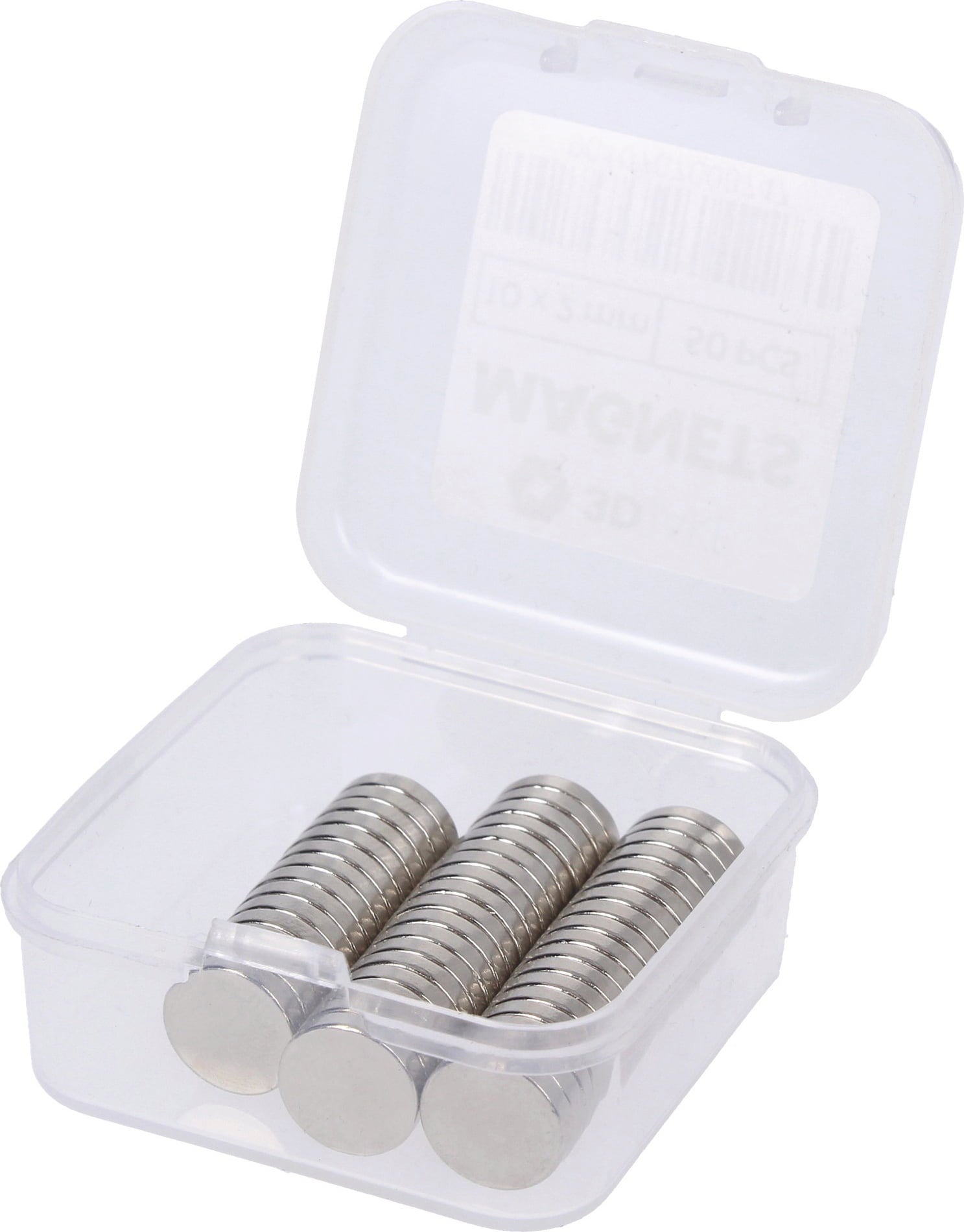 3DJAKE Magnete N35 50er-Set - 10 x 2 mm