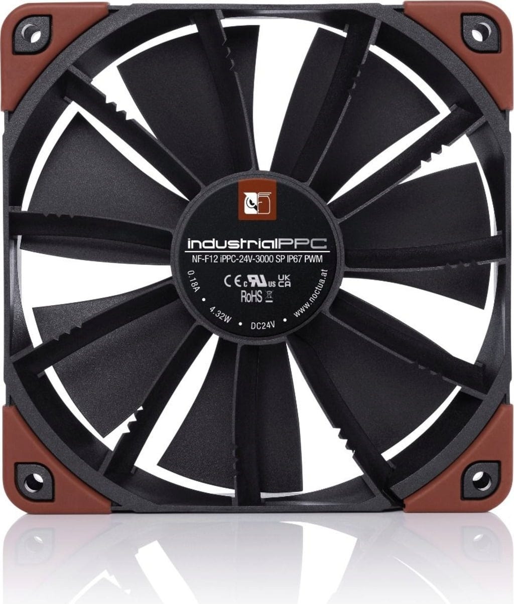 Noctua industrialPPC NF-F12 3000 PWM 24V IP67 Fan