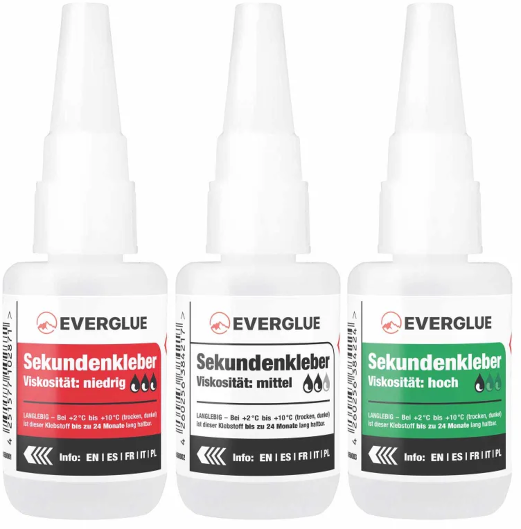 Everglue Superglue Set of 3