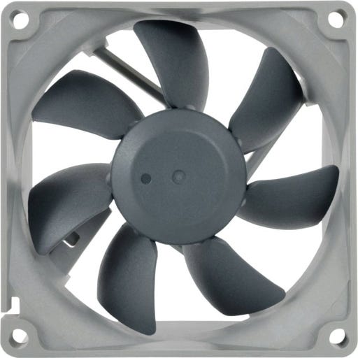 8 Cm Gehäuselüfter 80x80x25 Mm – 12V DC, 110 MA, Schwarz, Für PC Oder Gehäuse