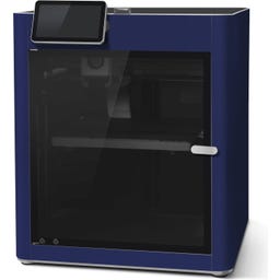 Panda Fur Faux Leather Protective Wrap for the Bambu Lab X1C - Dark Blue