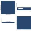 Panda Fur Faux Leather Protective Wrap for the Bambu Lab X1C - Blue