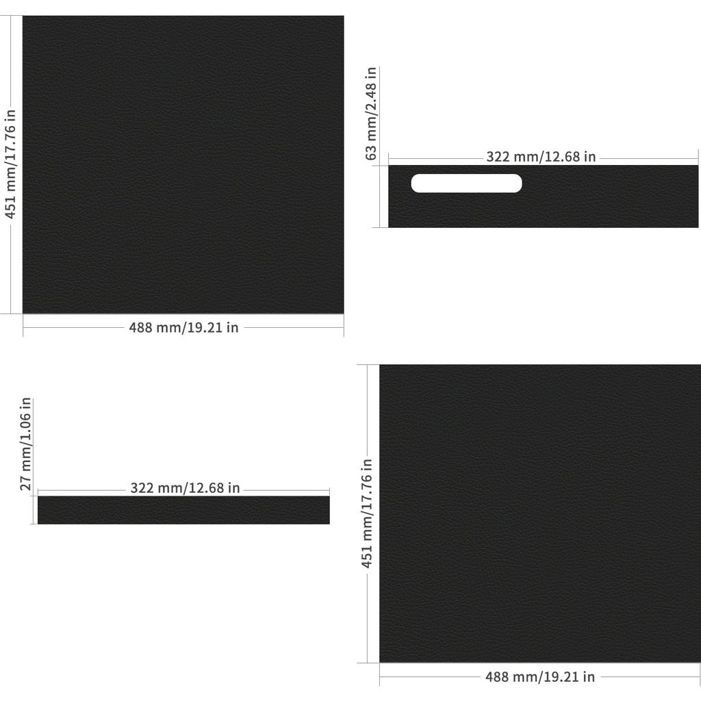 BIQU Panda Fur Faux Leather Protective Wrap for the Bambu Lab P1S