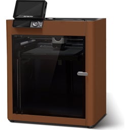 Ochranná fólia z umelej kože Panda Fur pre Bambu Lab P1S - Brown