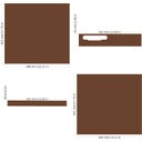 Panda Fur Faux Leather Protective Wrap for the Bambu Lab X1C - Brown