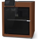 Panda Fur Faux Leather Protective Wrap for the Bambu Lab X1C - Brown