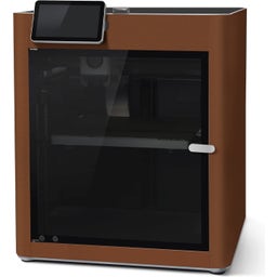 Film de Protection en Simili-Cuir Panda Fur pour Bambu Lab X1C - Brown