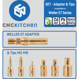 CNC Kitchen Pomoce do topienia + adapter Weller ET - 1 zestaw