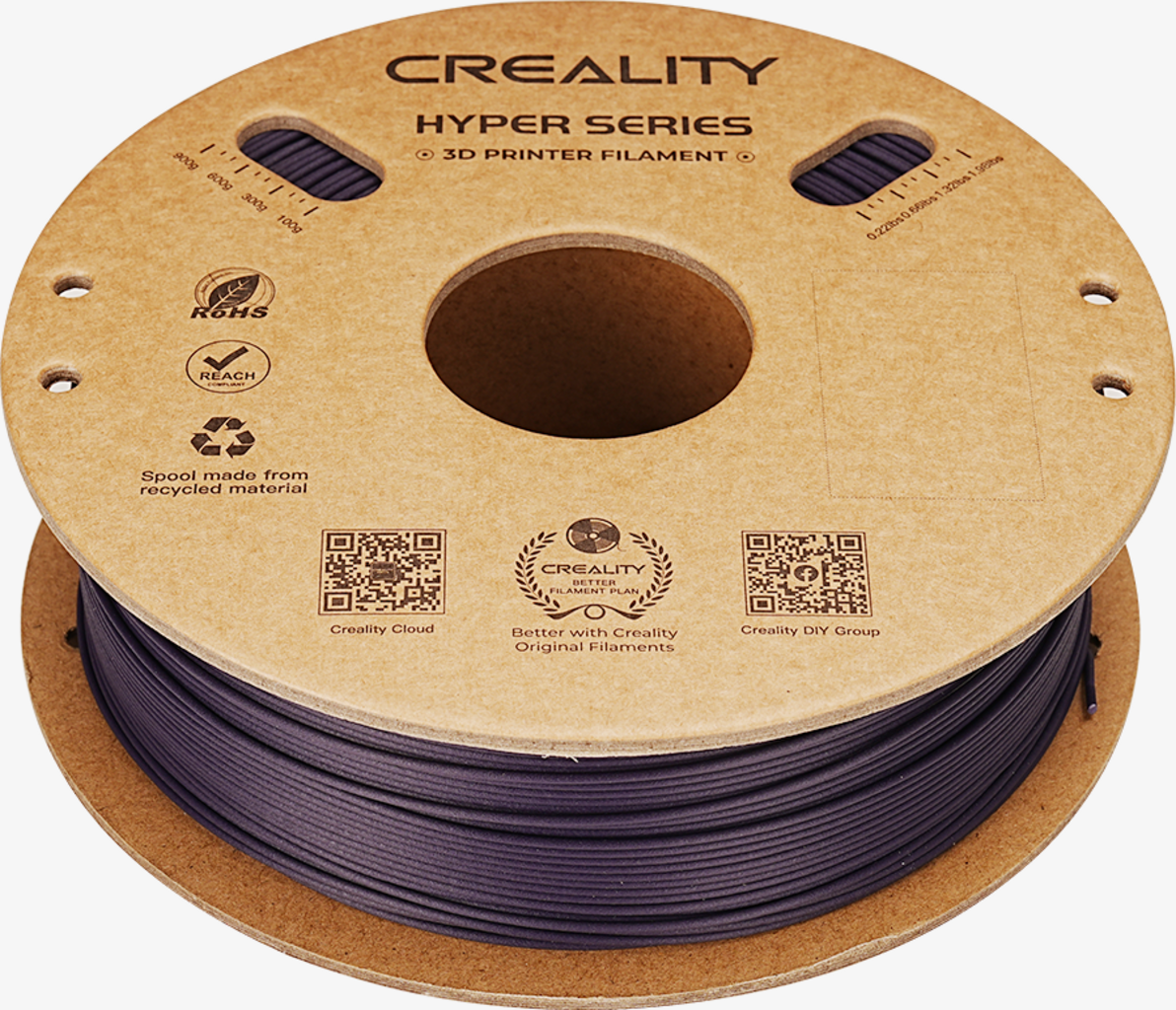 Creality Hyper PLA-CF Purple - 1.75 mm / 1000 g