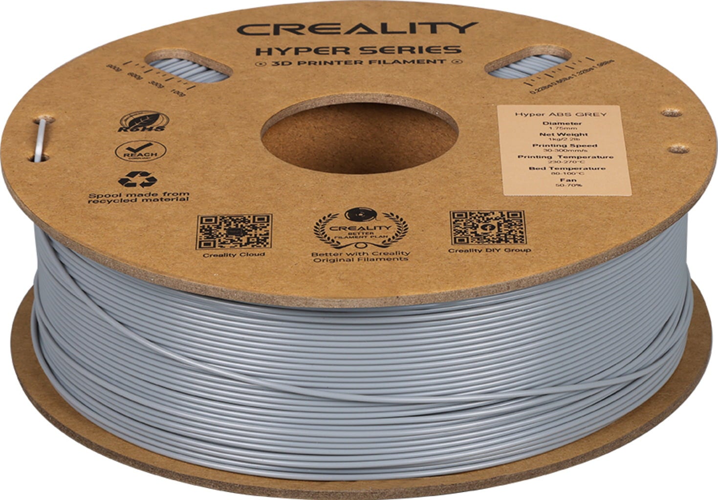 Creality Hyper ABS Grey - 1,75 mm / 1000 g