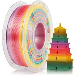 SUNLU Silk PLA+ Rainbow - 1.75 mm / 1000 g