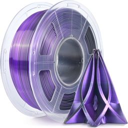SUNLU Silk PLA+ Dual Color Black Purple - 1.75 mm / 1000 g