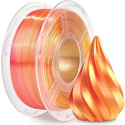 SUNLU Silk PLA+ Dual Color Red Gold - 1,75 mm/1000 g