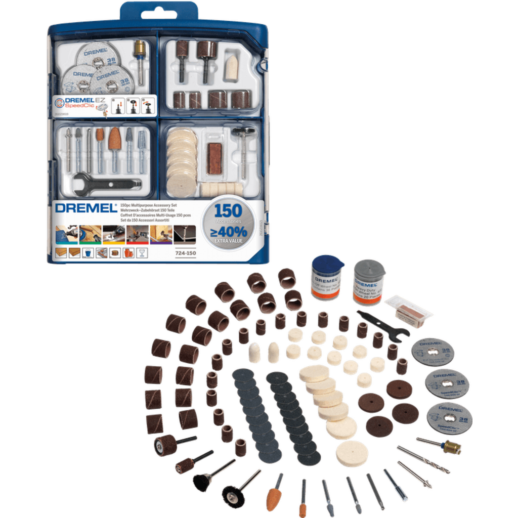 Dremel Multi-purpose Accessory Set - 150 pieces, 1 set Dremel Multi-purpose Accessory Set - 150 pieces, 1 set