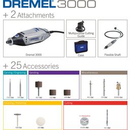 Dremel 3000-2/25 - 1 pcs