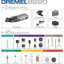 Dremel 8220-2/45 - 1 pcs