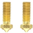 Messinkinen suutin X-Smart 3/X-Plus 3/X-Max 3/Q1-Pro-laitteisiin, 2 kpl:n sarja - 0,2 mm