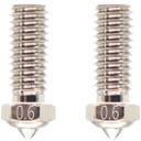 Kuparoitu suutin X-Smart 3/X-Plus 3/X-Max 3/Q1-Pro-laitteisiin, 2 kpl:n sarja - 0,6 mm