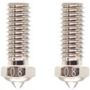 Kuparoitu suutin X-Smart 3/X-Plus 3/X-Max 3/Q1-Pro-laitteisiin, 2 kpl:n sarja - 0,8 mm